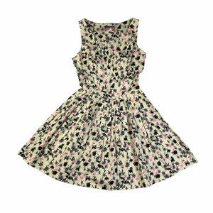 Pinup Couture Floral Mini Dress - Black, Pink, White